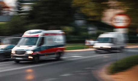 ambulanza in transito